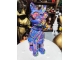 CHAT EN RESINE LUNETTES ET CRAVATE 29 CM