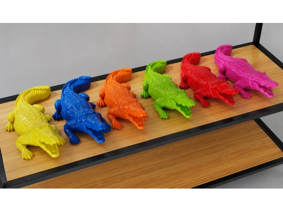 CROCODILE EN RESINE