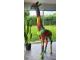 STATUE GIRAFE MULTICOLORE EN RESINE 210 CM