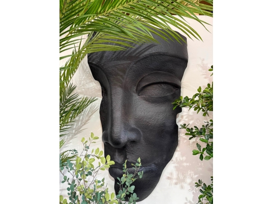 VISAGE MURAL EN RESINE H 180 CM VISAGE MURAL EN RESINE H 180 CM
