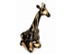 GIRAFE ASSISE EN RESINE 65 CM TRASH