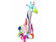 GIRAFE ASSISE EN RESINE 65 CM TRASH