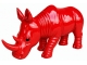 RHINOCEROS EN RESINE LONGUEUR 140 CM