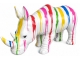 RHINOCEROS EN RESINE LONGUEUR 140 CM