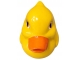 STATUE CANARD EN RESINE HT 60 CM - ROUGE