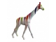 STATUE GIRAFE EN RESINE 100 CM BLANC TRASH