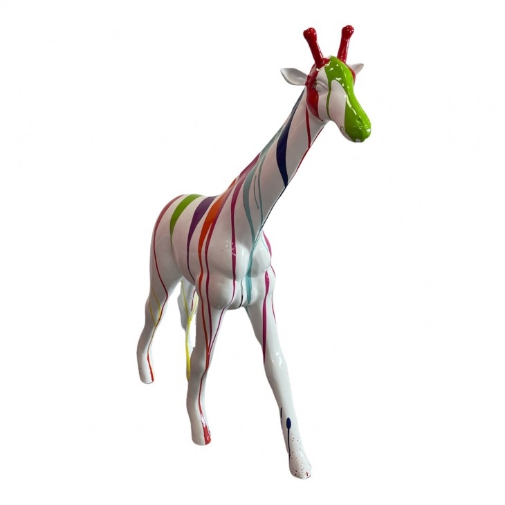 Girafe XL TRASH en résine | Déco et Artisanat