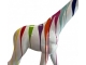 STATUE GIRAFE EN RESINE 100 CM BLANC TRASH